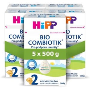 HiPP 2 BIO Combiotik následná mliečna dojčenská výživa 5 x 500 g