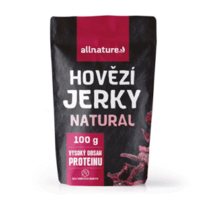 ALLNATURE Beef natural jerky hovädzie sušené mäso 100 g