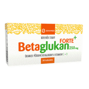 SENIMED Betaglukan 250 mg forte+ s vitamínom C a D 30 kapsúl