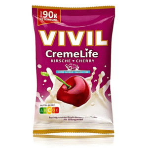 VIVIL Bonbons cremelife drops čerešňa 90 g