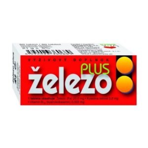 NATURVITA Železo plus 60 tabliet