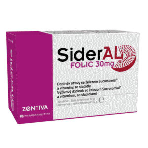 SIDERAL Folic 30 mg 20 vrecúšok