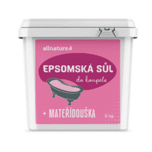 ALLNATURE Epsomská soľ do kúpeľa materina dúška 1,5 kg