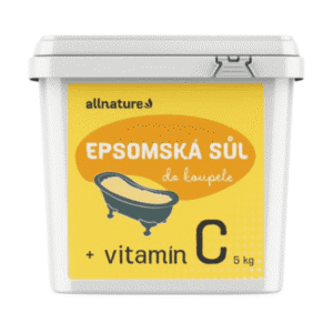 ALLNATURE Epsomská soľ do kúpeľa s vitamínom C 1,5 kg
