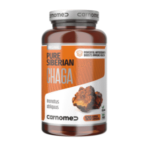 CARNOMED Pure siberian chaga 120 kapsúl