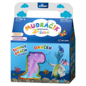 VITAR Mudráčik multivitamín želé duopack chlapec + darček 100 ks