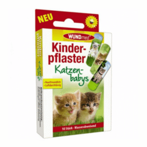 WUNDMED Flexibilná náplasť pre deti mačiatka 10 ks