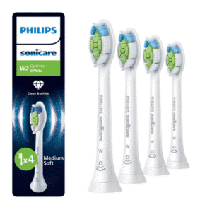PHILIPS Sonicare W2 optimal standard náhradné hlavice HX6064/87 biela 4 ks