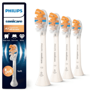 PHILIPS Sonicare A3 premium all-in-one náhradné hlavice HX9094/87 biela 4 ks