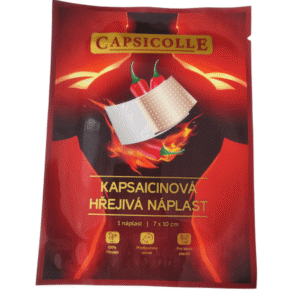 CAPSICOLLE Kapsaicínová hrejivá náplasť 7 x 10 cm 1 kus