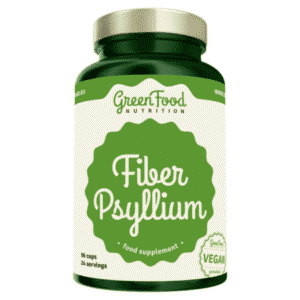 GREENFOOD Vláknina Psyllium 96 kapsúl