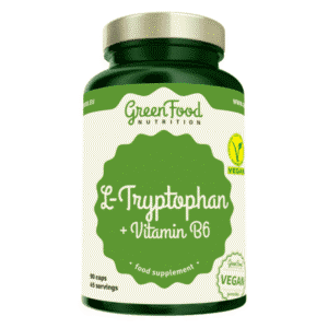 GREENFOOD L-Tryptophan + Vitamin B6 90 kapsúl