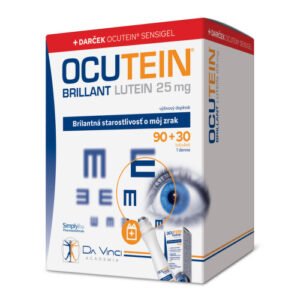 OCUTEIN Brillant Lutein 25 mg 90 + 30 tabliet ZADARMO