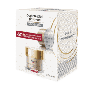 EUCERIN HYALURON-FIL.+ELASTICITY Nočný krém dóza + náhradná náplň refill 1 x 1 set